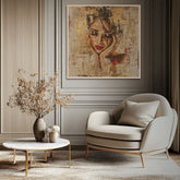 Ζωγραφική σε ξύλο - Η Μούσα των Βόρειων Θρύλων